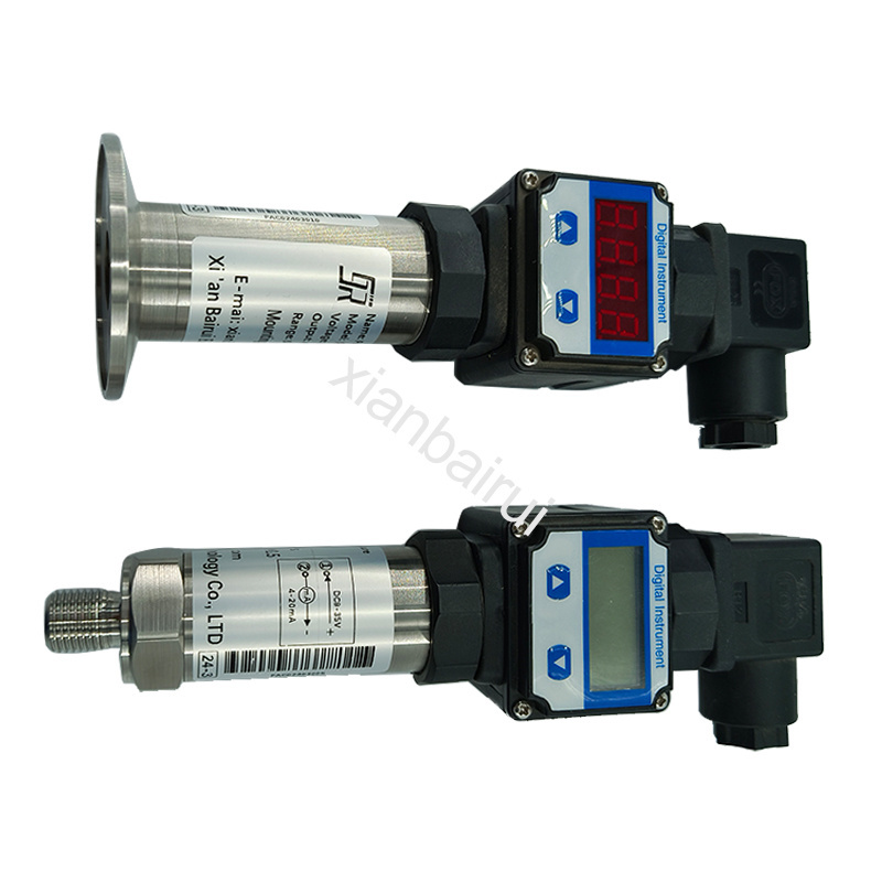 Digital Display Hydraulic Gas Pressure Transmitter 60mpa Industrial 4-20ma Digital Pressure Sensor