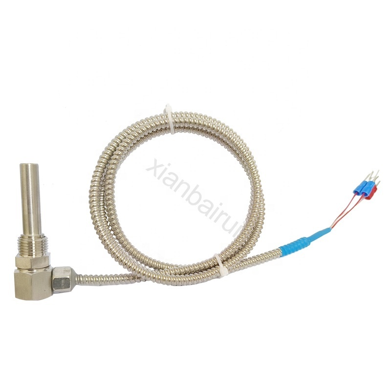 Cheap Price Industrial Stainless Steel Probe Thermocouple Pt1000 4 Wire 3 Wire Pt100 Temperature Sensor