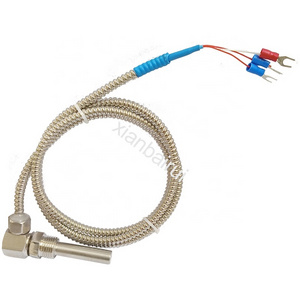 Cheap Price Industrial Stainless Steel Probe Thermocouple Pt1000 4 Wire 3 Wire Pt100 Temperature Sensor