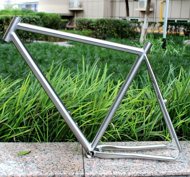 Titanium single speed bike frame 700C Ti track bike frame 700C titanium fixed gear bike frame