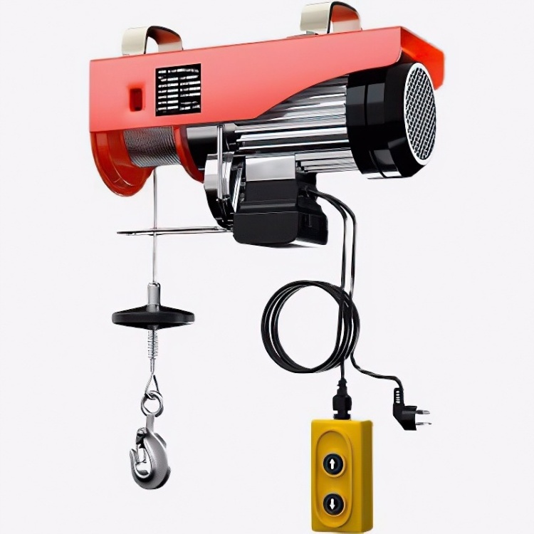 Miniature 220V Electric Hoist 1 Ton 0.5 Ton Wire Rope Elevator Lift New Condition Household Small Hoist for Decoration