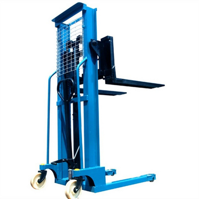 Chinese Hydraulic Manual Hand Stacker Forklift 1t 1.6m Lifting Manual Reach Stacker Price