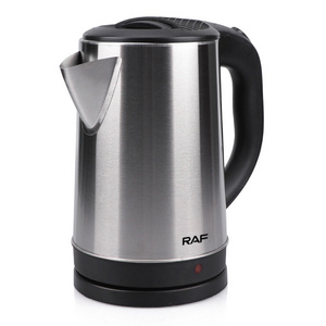 RAF Electric Kettle 2L  220V Stainless Steel body Design Electric Water Heat Kettle for Home Appliance