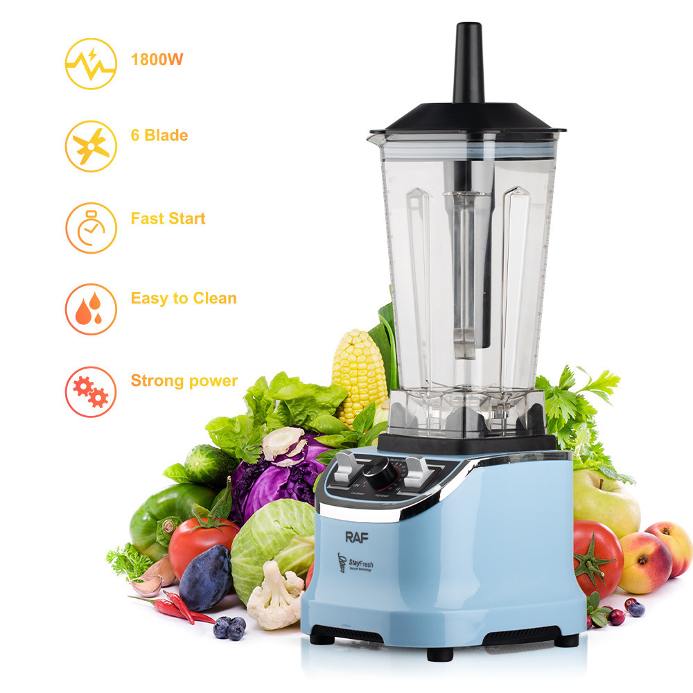 RAF high speed heavy duty pharmaceutical juicer mixer blender plastic food processor