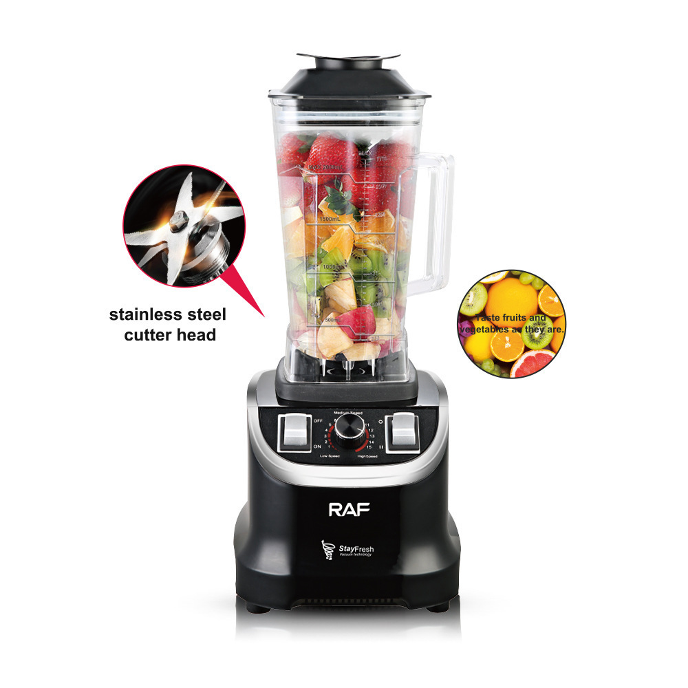 RAF high speed heavy duty pharmaceutical juicer mixer blender plastic food processor