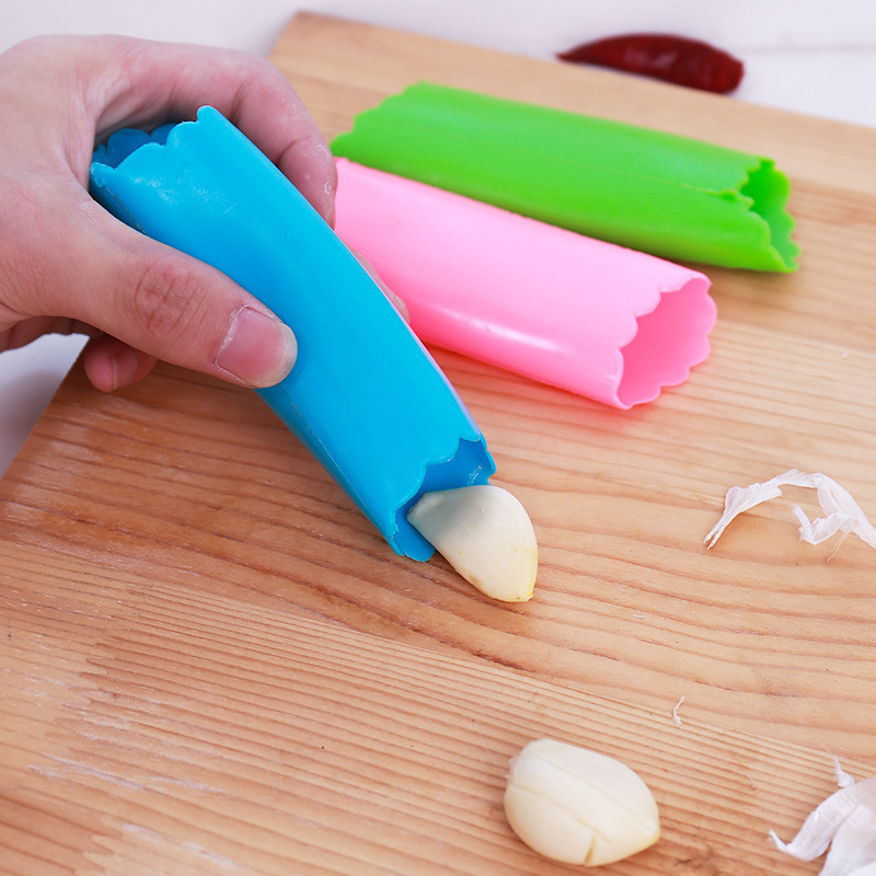 Hot Kitchen Tool Peel Garlic Fast & Easy Peeling Garlic Cloves For Food Grade Silicone Garlic Peeler Peeler Of Roller Of Tube