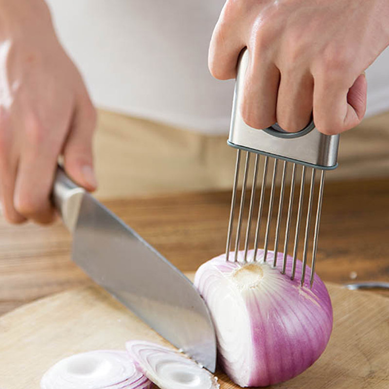 Wholesale Kitchen Chopper Onion Slicer Shred Silk Knife Stainless Steel Scallion Vegetable Garlic Cutter