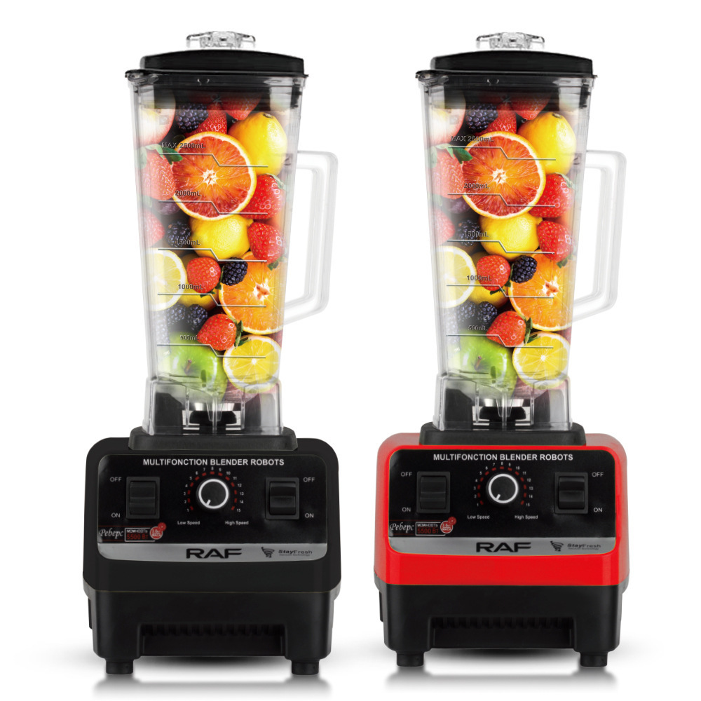 RAF 2.5L Commercial Smoothie Blender Kitchen Appliances Electrical Power Chopper Juicer Fruits Blender And Mixer