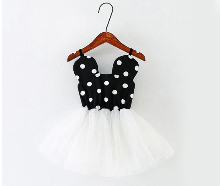 Summer Baby Girl Dresses Sleeveless Dot Printing Cute Toddler Princess Dress Little Girl Clothes Hot Sale