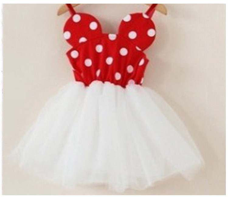 Summer Baby Girl Dresses Sleeveless Dot Printing Cute Toddler Princess Dress Little Girl Clothes Hot Sale