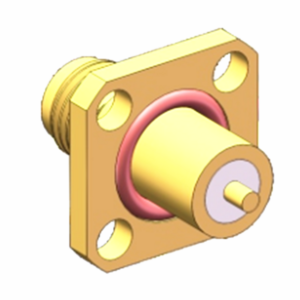 SMA Female 4-hole Flange Mount Microstrip Transmission Line Terminations Connector