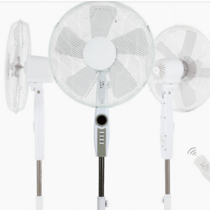 16 Inch Stand Fan Electric Plastic Mechanical Pedestal 40 Air Cooling Fan Ventilador De Pie 3 En 1 Free Spare Parts 220 FS-1608