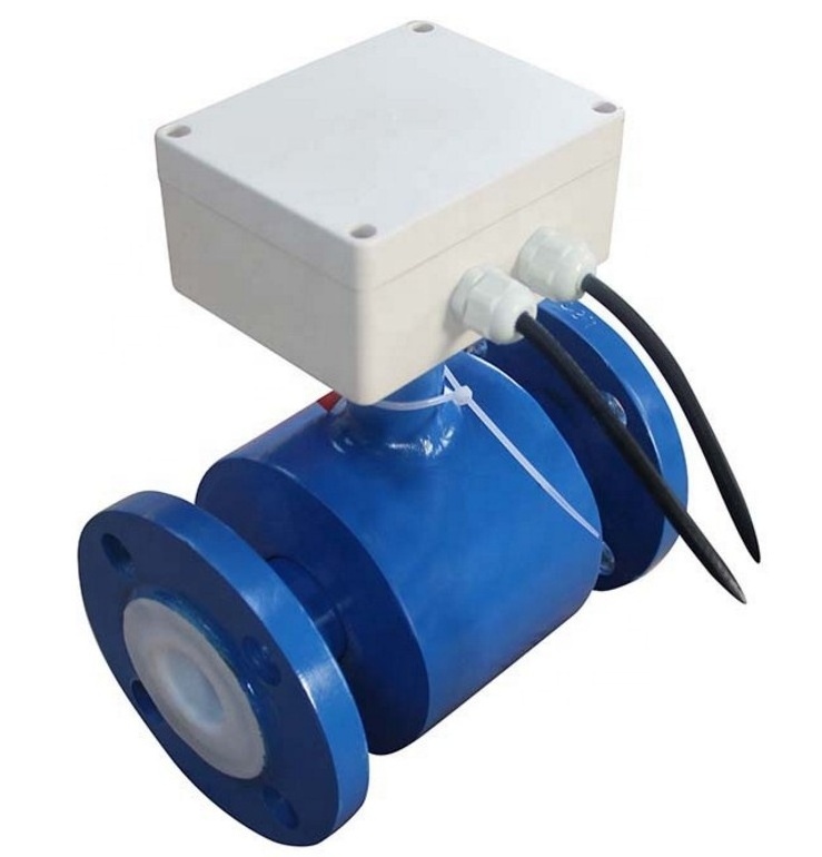 sewage split remote electromagnetic flow meter with ip68 water-proof flowmeter