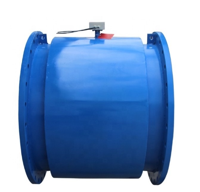 fertilizer making electromagnetic flow meter remote type with 10m cable rubber liner for sewage