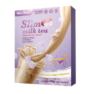 Taro Slim Milk Tea Temptation Dream Pure Natural Quick 14 Days Detox Flat Tummy Antioxidant Magic Heart Health