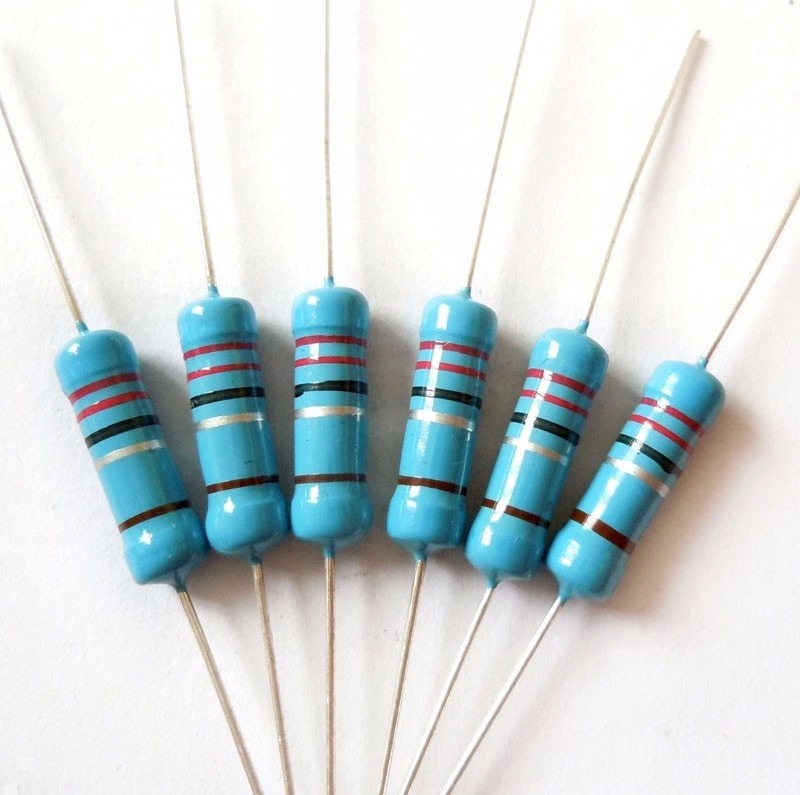 High Quality 1/8W 1/6W 1/4W 1/2W 1W 2W 3W Metal Film Fixed Resistor