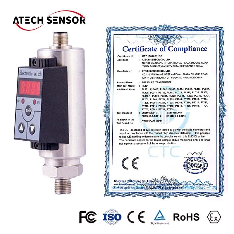 Atech air pressure sensor switch Digital Display