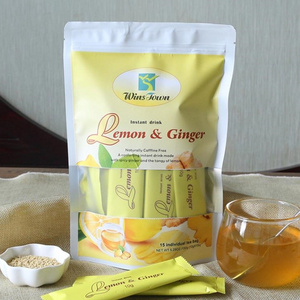 Chinese Healthy Drinks Instant Lemon fruits Ginger Honey drink immunity tea