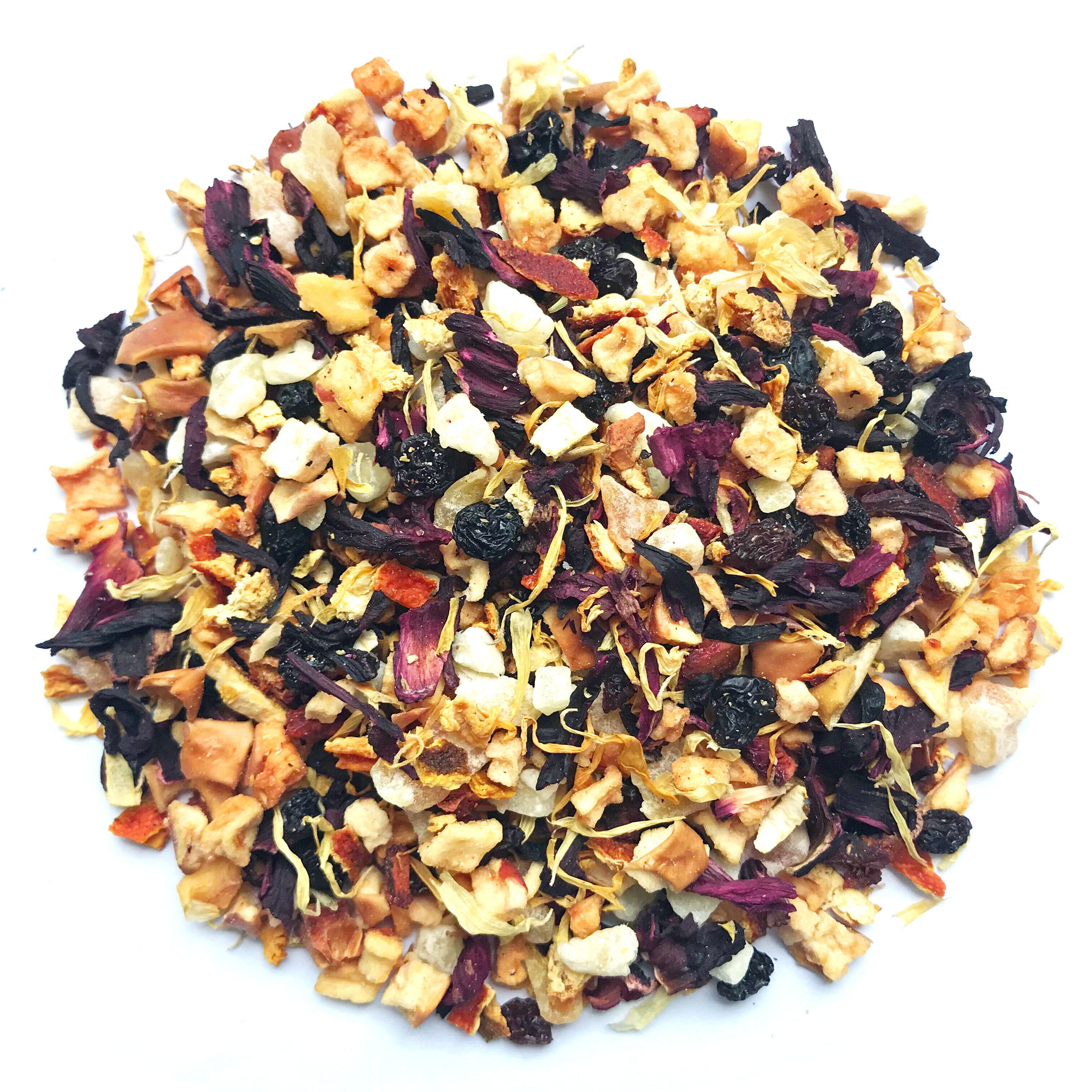 Organic Flavoured tea Private Label Fruit flower herb Blend Cold Drink Pyramid tea bag different flavors for tea shop