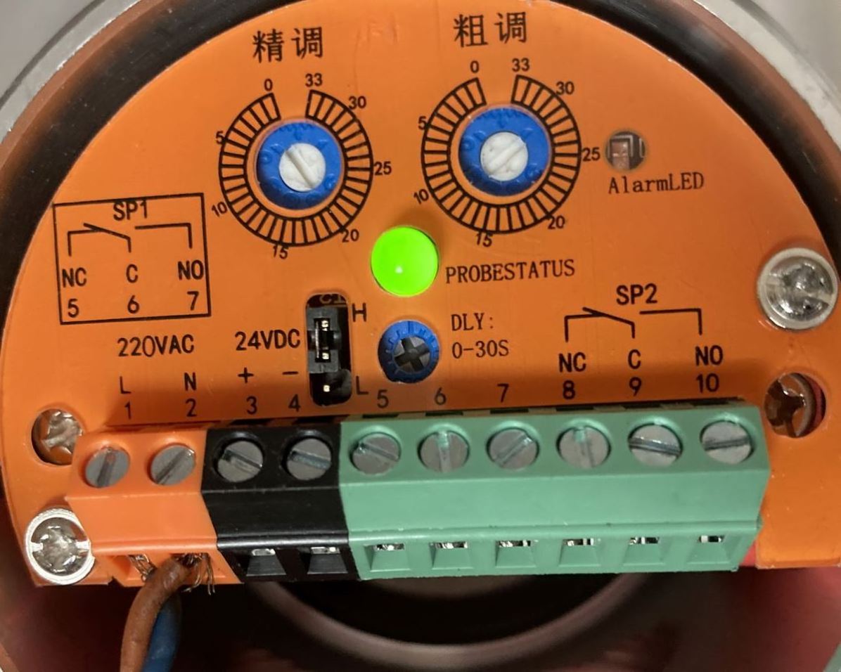 Capacitive water Level Switch with interruptor de chile capacitance sensor de nivel de chili capacitancia tomato Sauce ketchup