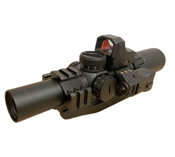 Laser Green Red Laser Scope Combo  Customization Mount Lpvo FFP Prism Optics with Red Dot Sight & Flashlight