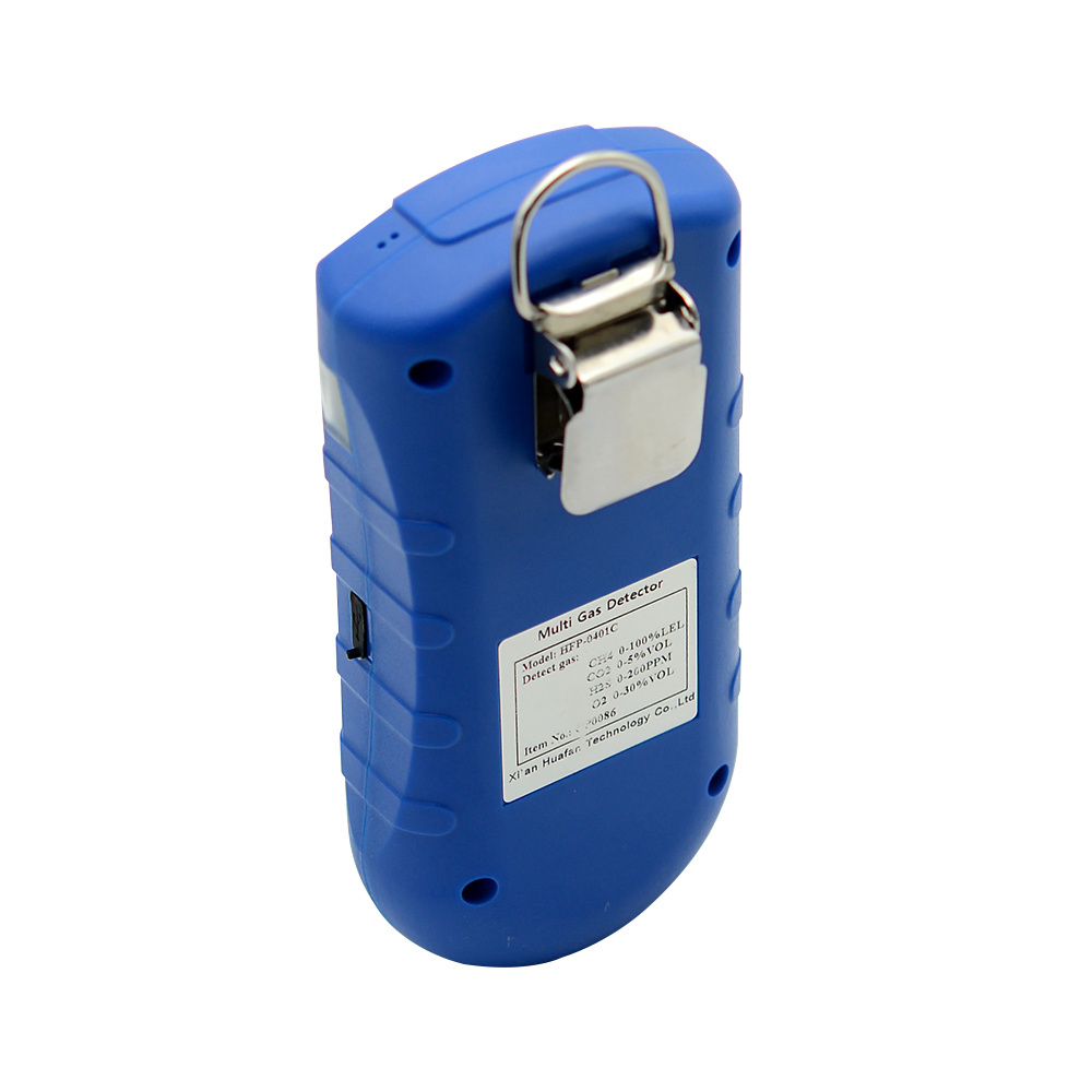 Portable Multi gas analyzer multi gas detector with data logger