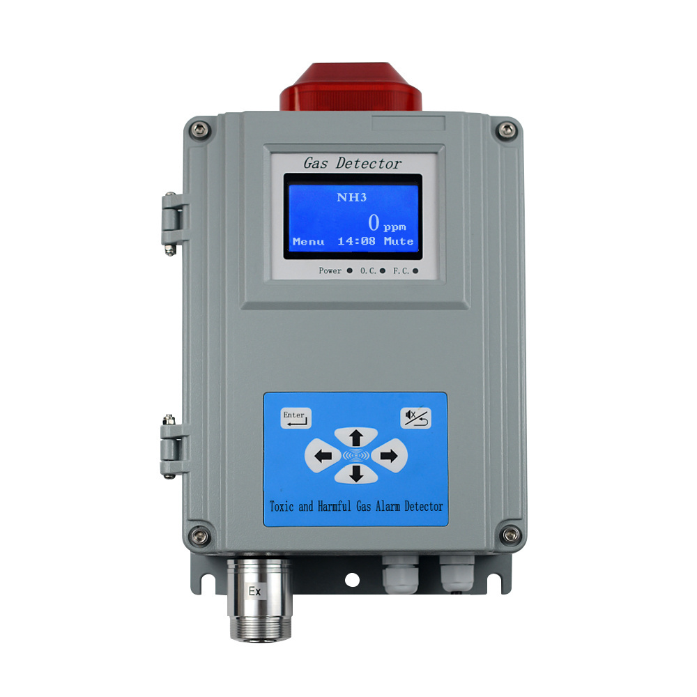 AC220V Wall Mounted NH3 Meter Ammonia Gas Detector For Poultry