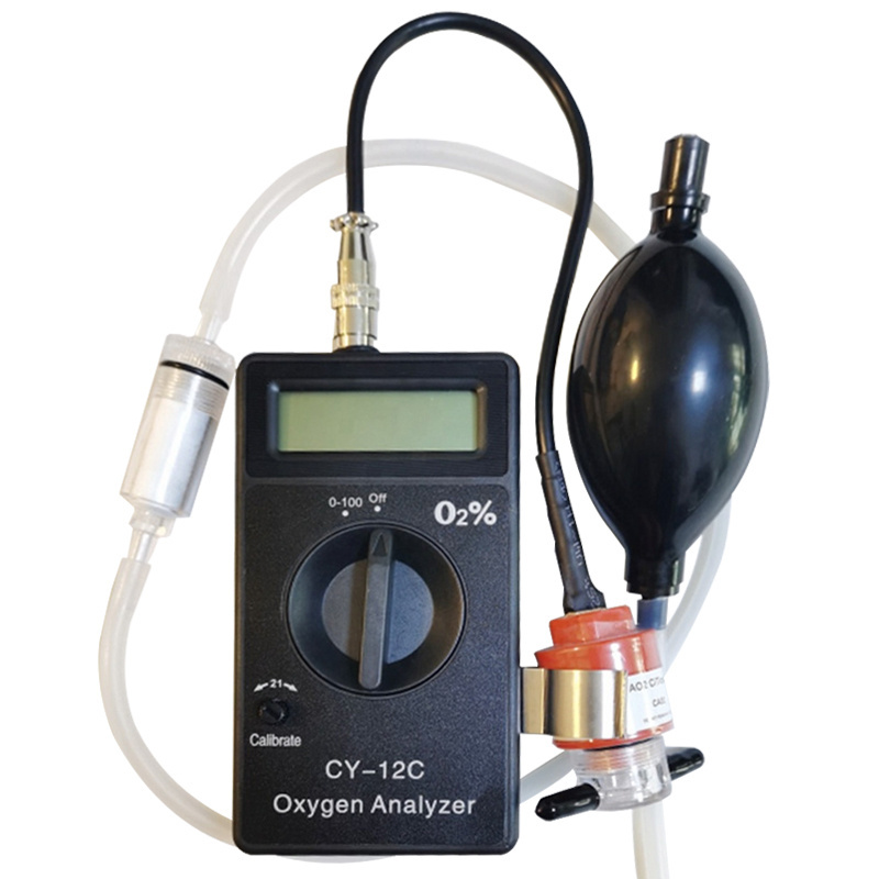 Portable 0-100%vol oxygen purity meter oxygen gas analyzer