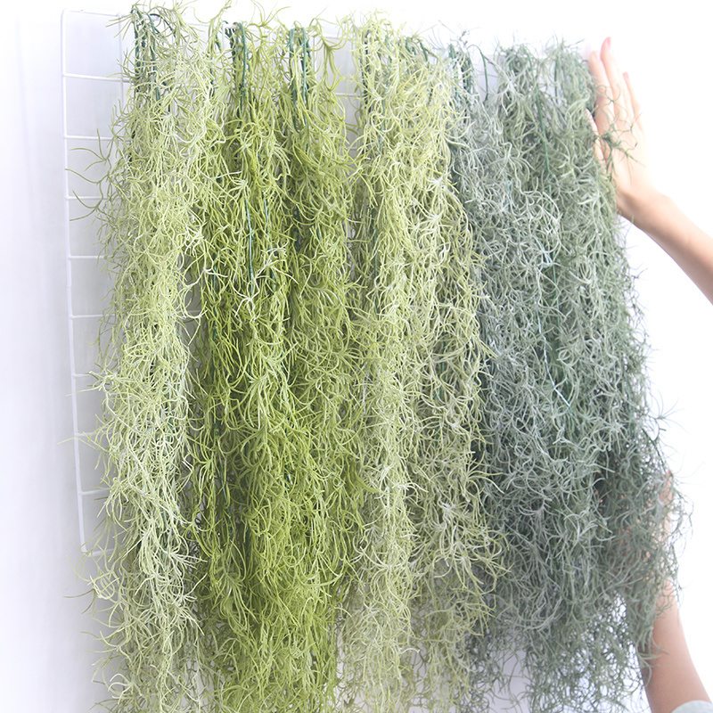 Best Prices Green Rattan Hanging Plant Grass 91cm Artificial Plants Greenery For Decoration