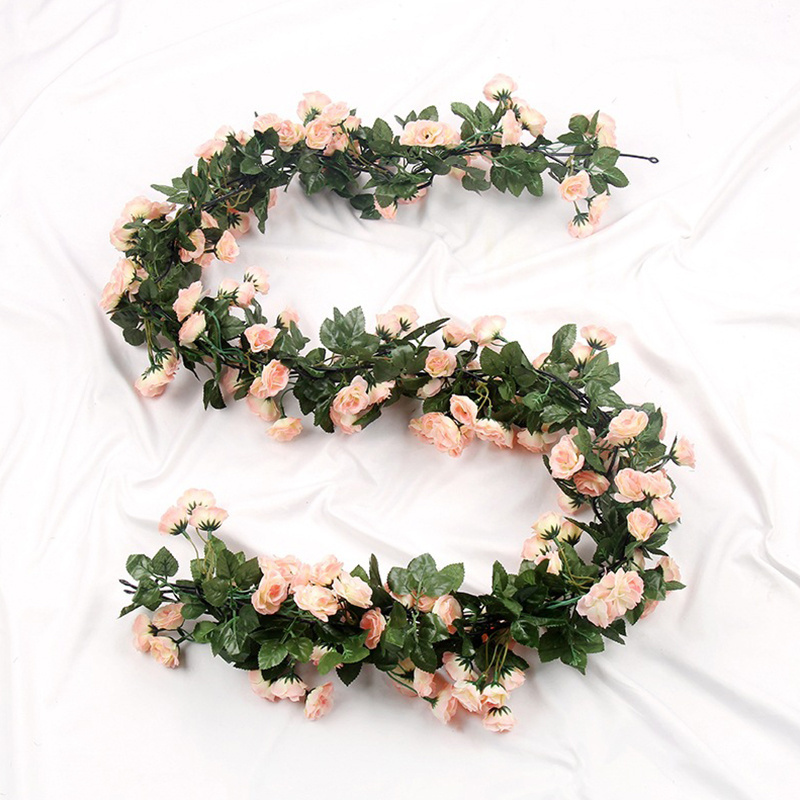 Factory Supply Wedding Flower Wall Rose Vine flowers for  Wedding Background Decoration Flowers vine