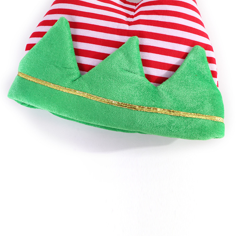 New high-quality  hot sale cute hat Christmas tree shape hat Christmas holiday party dance dress up clown for Christmas home dec