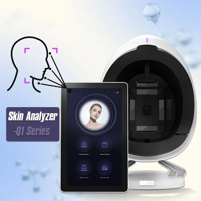 Medspa Professional Skin Analyzer AI 3D Digital Face Skin Facial Analysis Scanner Testing Diagnosis Skin Analyzer Machine 2024