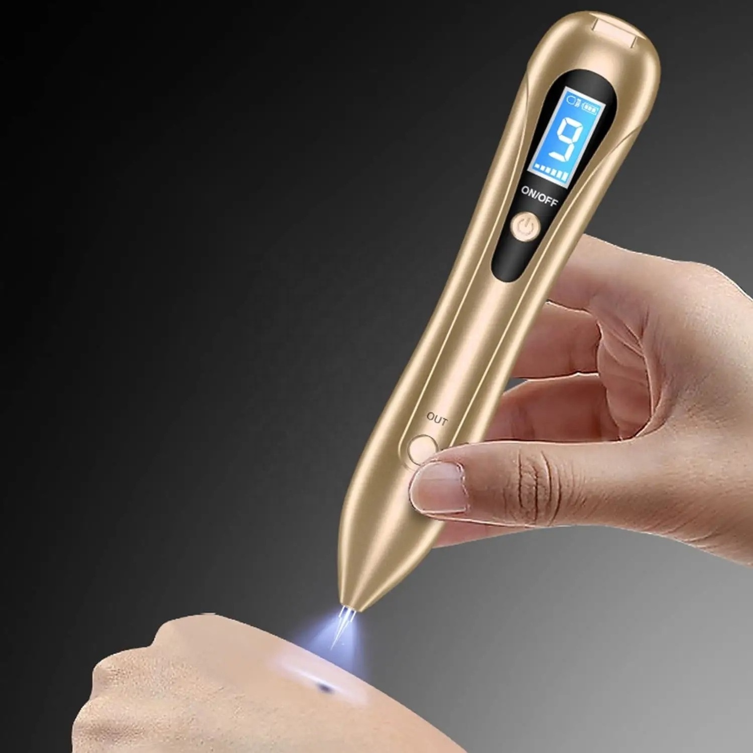 Hand Held Beauty Instrument Spot Pen Removal Skin Tag Laser Dot Freckle Mole Warts Dark Sweep Plasma Pen