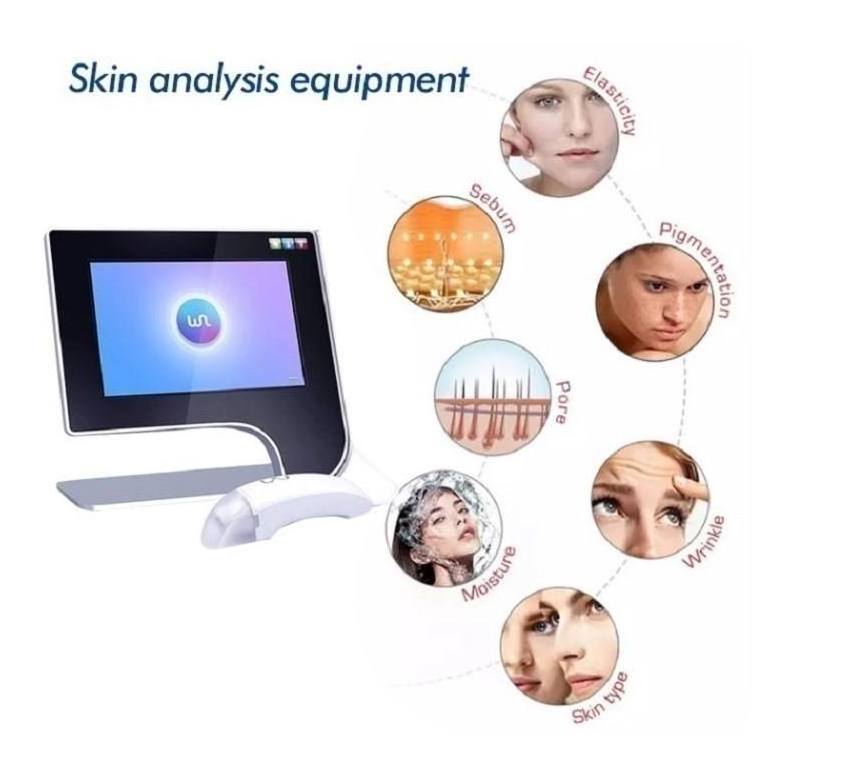 Trend Woods Lamp Skin analysis Machine Facial 3d Uv Lcd Wifi Skin Scan Face Analyzer Machine