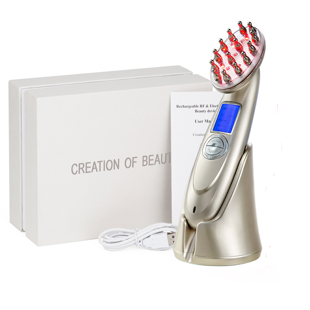 Micro Current Electric Hair Growth Comb  Vibration Scalp Massage Devices For Hair Growth