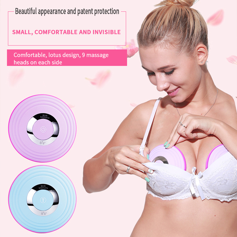 Beauty Machine Vibration Breast Lifting and Firming Breast Sexy Chest Massage Tool Silicone Breast Pump