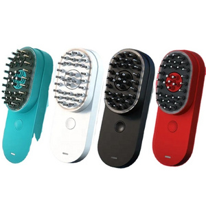 Salon Use Hair Regrowth Machine High Frequency Ems Device Scalp Massage Hair Brush Oil Applicator