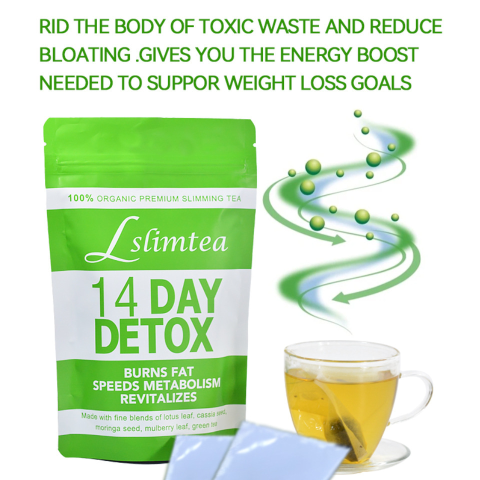 Global Hot Selling Private Label 14 Day slimming flat tummy tea weight loss Detox Slim tea