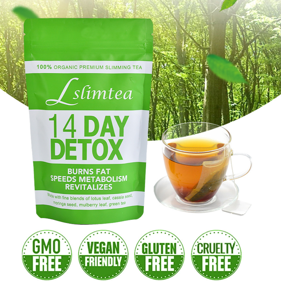 Global Hot Selling Private Label 14 Day slimming flat tummy tea weight loss Detox Slim tea