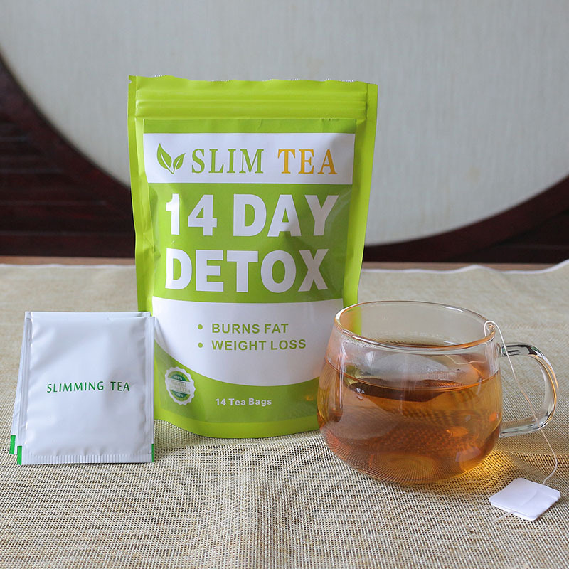 Amazon Hot selling herbal 14 day detox slimming tea weight loss tea in stock