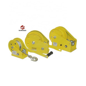 2600lbs 1200lbs 1800lbs elevator 4500lbs hand capstan winch hoist  hand winch yellow with ISO9001 and  factory price