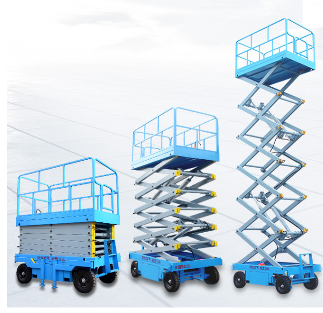 Electric Scissor Lift 4-18m  Skylift 6m 8m 10m 12m 14m Mobile Lifter Scaffolding Electric Hydraulic Scissor Lift