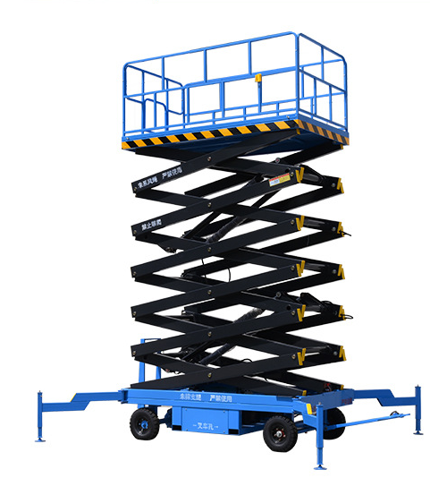 Electric Scissor Lift 4-18m  Skylift 6m 8m 10m 12m 14m Mobile Lifter Scaffolding Electric Hydraulic Scissor Lift