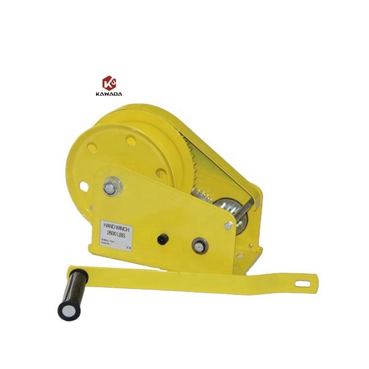 1200lbs 15m lifting wire rope hand manual hoist steel cable brake winch hydraulic lifting hoist winch