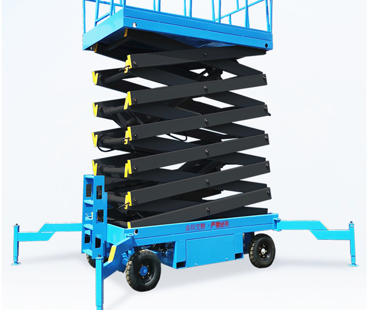 Electric Scissor Lift 4-18m  Skylift 6m 8m 10m 12m 14m Mobile Lifter Scaffolding Electric Hydraulic Scissor Lift