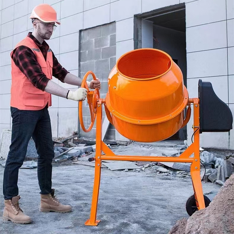 Portable planetary concrete mixer 60L 105L 120L 205L Electric cement mortar concrete mixer prices