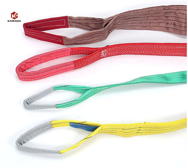 heavy duty lifting sling 2t 2m 2000kg polyester webbing sling lifting belt