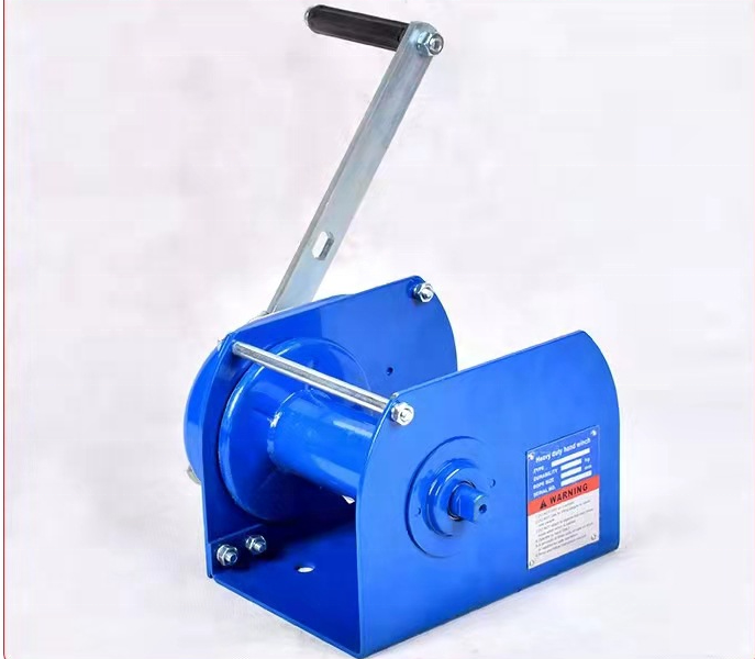 KAWADA Self - locking hand winch Rescue small winch 1200lbs Vehicle crane used manual winch