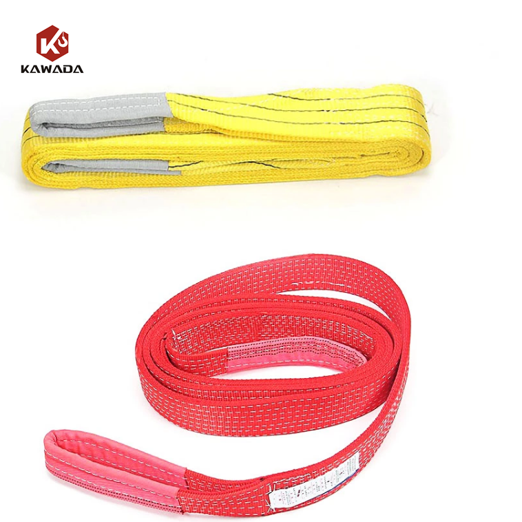 heavy duty lifting sling 2t 2m 2000kg polyester webbing sling lifting belt