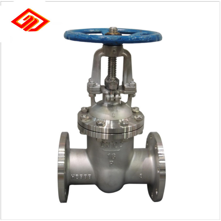 Factory direct supply Stainless steel flanged end connection gate valve